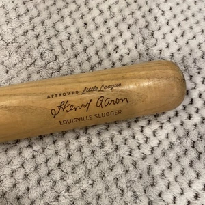 Henry Hank Aaron Louisville Slugger HILLERICH & BRADSBY BASEBALL BAT 31” CLEAN - Picture 1 of 12