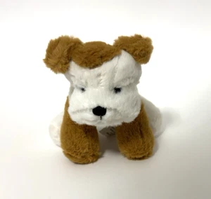 2A Soft Spots Dog Barking Brown White Small Ganz plush - Picture 1 of 8