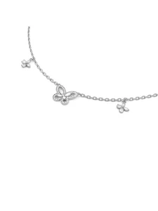 Collana donna Guess acciaio farfalle con zirconi bianchi JUBN05112JWRH - Foto 1 di 4