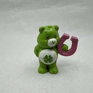 Vintage 1983 Kenner Care Bears | Good Luck Bear With Horseshoe | Mini Figure| 2” - Picture 1 of 8