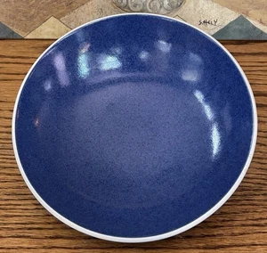 COLORSTONE SAPPHIRE Set of 2 Blue Coupe Soup Bowls 7.25" Sasaki Japan EUC - Picture 1 of 4