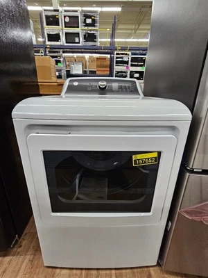 GE GTD58EBSVWS 27" Blanco 7,4 ft³ Secadora eléctrica de carga frontal ft NOB #157652 Foto 1 de 4