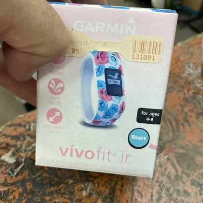 Garmin vivofit JR Activity Tracker - Real Flower - Image 1 of 3