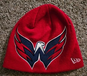 Washington Capitals Herren Rot Beanie Wintermütze Mütze New ERA NHL - Bild 1 von 4