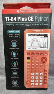 Texas Instruments TI-84 Plus CE Python Color Graphing Calculator - Peach - NEW - Picture 1 of 4