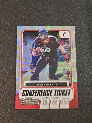 Travis Kelce Card 2021 Panini Contenders Draft Conference Ticket #'d /199 Chiefs - Image 1 of 2