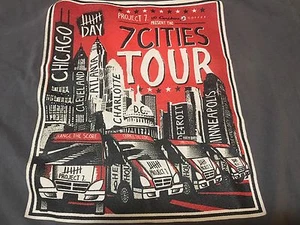 Project 7 Cities Tour 2010 Medium T Shirt Get Your Hands Dirty Change The Score - Picture 1 of 5