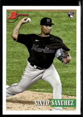 2021 Bowman Heritage - Sixto Sanchez #60 (RC) - Image 1 of 2
