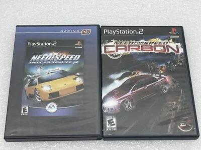 PS2 - NEED FOR SPEED CARBON & HOT PURSUIT 2 - COMPLETE - PLAYSTATION 2 GAME - Image 1 of 4