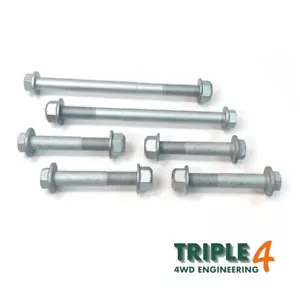 Triple 4 Rear Radius Arm Flange Bolt Kit Land Rover Discovery 2 TD5 & V8 - Picture 1 of 1