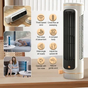 Portable Air Conditioners Tower Fan 3 Speeds Quiet Air Cooler Desktop / Standing - Picture 1 of 22