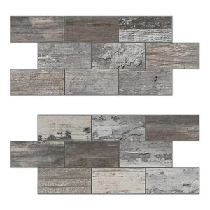 Peel And Stick Backsplash 20sheet Peel And Stick Wall Tiles 13.5" X 5.8" Pvc Sub - Picture 1 of 6