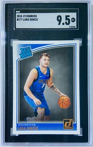 Luka Doncic - Mavericks 2018-19 Panini Donruss Rated Rookie #177 [SGC 9.5] B - Bild 1 von 2