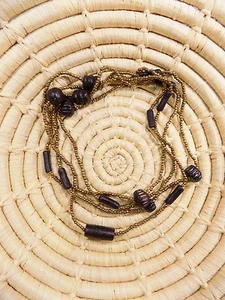 Afrikanische hell bemalte lange Perlen Ton Halskette Boho ethnischer Stamm jncb1 - Bild 1 von 1