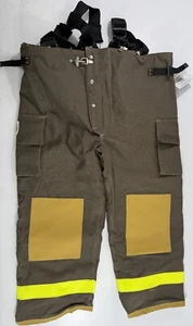 NUEVOS PANTALONES 3X 52" FIRE-DEX CHIEFTAIN 35M BOMBERO BÚNKER LUCHA CONTRA INCENDIOS - Imagen 1 de 6