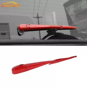 Rear Window Windshield Wiper Blade Trim Cover For Jeep Wrangler JL 18+ Red 1 Set - Picture 1 of 9