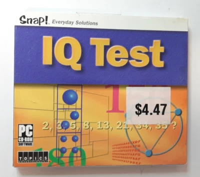 IQ Test Snap PC CD-ROM 2003 - Image 1 of 2