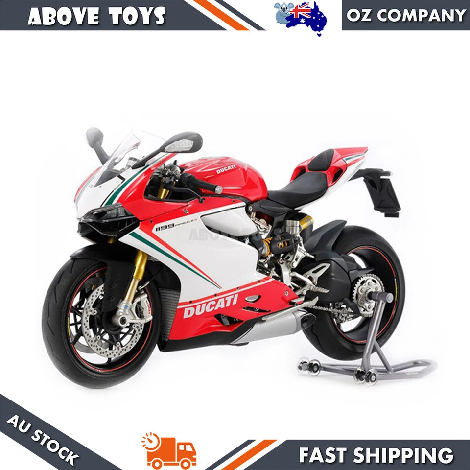 Kit de montaje modelo moto tricolor Tamiya escala 1:12 Ducati 1199 Panigale S Foto 1 de 1