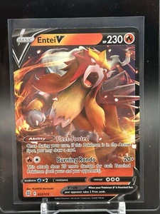 Entei V 022/172 Pokémon Swsh09: Brilliant Stars Ultra Rare Holo - Picture 1 of 2
