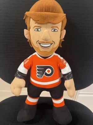 Плюшевая винтажная фигурка Клода Жиру No28 Bleacher Creatures Philadelphia Flyers 16 дюймов - Изображение 1 из 2