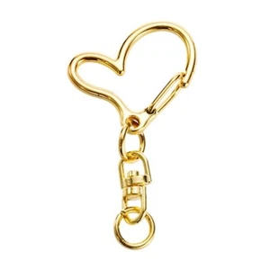 Schlüsselanhänger Karabiner Herz Schlüsselbund  Schlüsselring DIY Kreative Baste - Bild 1 von 8