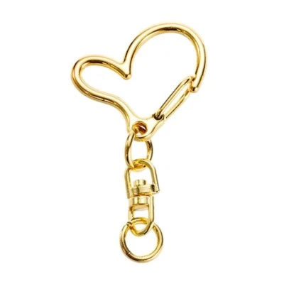 NAINA`S Schlüsselanhänger Karabiner Herz Schlüsselbund Schlüsselring DIY Kreative Baste