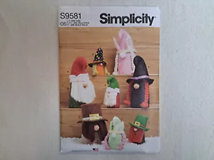 Modello Semplicità - Gnomi (Taglia Unica) #S9581 - Non Tagliato - Foto 1 di 6