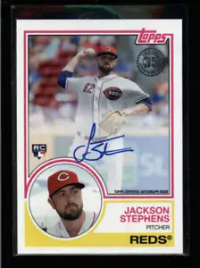 JACKSON STEPHENS 2018 TOPPS '83 35TH ANNIVERSARY ROOKIE AUTOGRAPH AUTO AH6263 - Picture 1 of 1