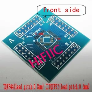1PCS A Type TQFP32 TQFP44 TQFP-44 TQFP64 Adapter PCB SMD Convert DIP Prototyping - Picture 1 of 2