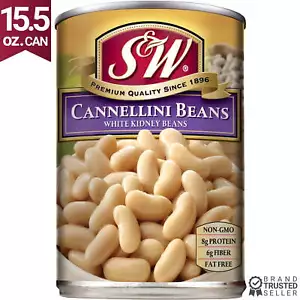 S&W Cannellini Bohnen weiße Kidneybohnen, 15,5 OZ (10ER-Pack) - Bild 1 von 3