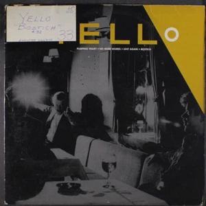 YELLO: pumping velvet + 3 Elektra 12" Single 33 RPM - Imagen 1 de 2