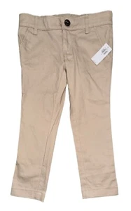 Old Navy Girls Slim Pants Adjustable Waist Khaki Size 5 School Uniform NWT - Picture 1 of 5