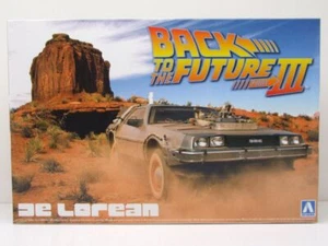 Delorean Ritorno IN La Futuro 3 Kit Modellismo Plastica Auto 1:24 Aoshima - Foto 1 di 4