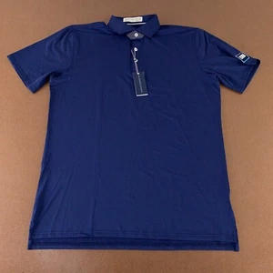 Holderness & Bourne Men's Large Tailored Fit Navy CRH Logo Anderson Polo NWT - Picture 1 of 10