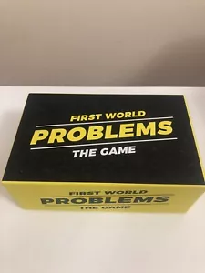 Gift Republic First World Problems Adults Party Family Fun Card Game Yellow ‘ - Picture 1 of 6