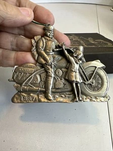 Harley Davidson 1997 peltre orn. "Carta a Santa" 10ª edición con caja - Imagen 1 de 15