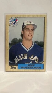 #83T Jeff Musselman Toronto Blue Jays 1987 Topps Baseball Card - Picture 1 of 2