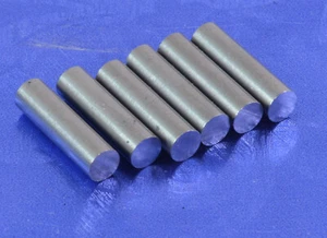 Set Of Six AlNiCo 3 Magnet Slugs .187"X.671" For Fender Style Pickups USA New - Picture 1 of 4