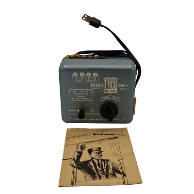 Vintage Tyco Power Pak Model 56A Toy Transformer HO Trains Scintilla Rail Power - Image 1 of 4