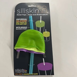 Siliskin Straw Top with Straw, Fresh/Haze/Graze Multipack, 3 Ct - Picture 1 of 6