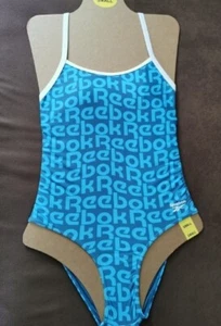Traje de baño para mujer Reebok de una pieza en azul nuevo con etiquetas talla L PVP £29,99 - Imagen 1 de 2