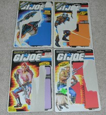 Lot 1988 1989 GI Joe Full File Card Back Set Targat Frag-Viper Gnawgahyde Zarana
