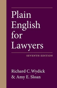 Plain English for Lawyers - Picture 1 of 1