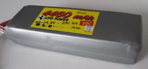 Akkupack Lipo Pack 4S - 14,8V mit 4450mAh - 35C - für Hubschrauber + Flugzeug - Bild 1 von 4