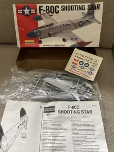 1991 Lindberg USA Lockheed F-80C Shooting Star  1:48 Model Kit 70552 Sealed Cont - Picture 1 of 15