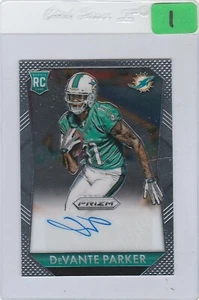 2015 Panini Prizm DeVante Parker Rookie Auto Miami Dolphins RC - Picture 1 of 2