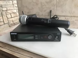 Shure SLX4/SLX2-SM58 Wireless Microphone System, G5 band, 494-518MHz . - Picture 1 of 9