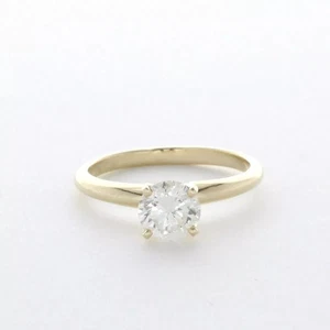 Solitär Verlobungsring klassisch 18K Gold 1,38 ct rund Lab-gezüchtet Diamant G VS1 - Bild 1 von 5