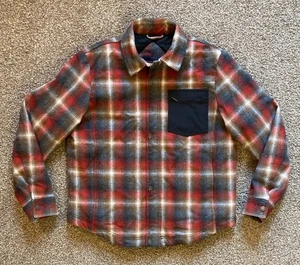 PENDLETON Men's Timberline Shirt Jacket L Quilted Liner Zip & Snap Plaid Shacket - Picture 1 of 5