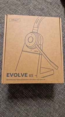 Headset Jabra Evolve 65 TE UC Stereo inkl. Ladeständer - Bild 1 von 4